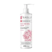 Kremy i maski do rąk - Krem do rąk i paznokci z kolagenem, elastyną i ekstraktem z piwonii Shelly 250 ml - miniaturka - grafika 1