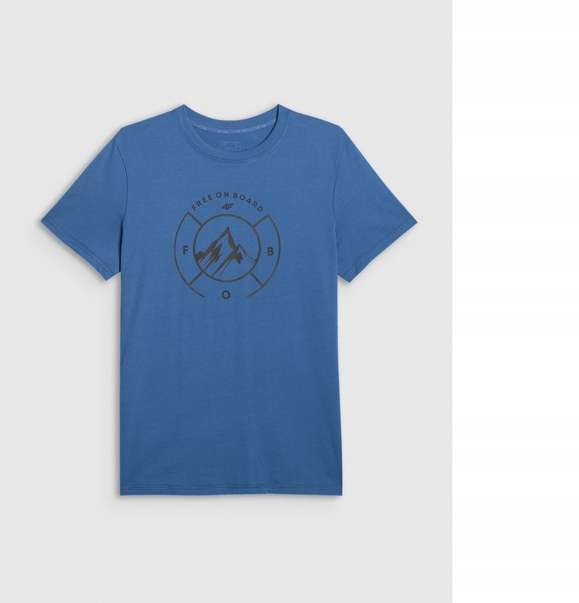 4F T-SHIRT MĘSKI M3138 JASNY NIEBIESKI S