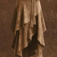 Spódnice - TEMU Damski Spódnica Western Asymetryczna z Frędzlami - Średniej Długości z Wiązaniem z Przodu, Jednokolorowa Półspódnica Idealna na Wiosnę/Jesień, - miniaturka - grafika 1