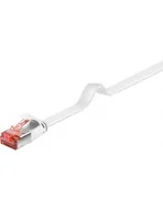 Pozostałe akcesoria sieciowe - CAT 6 kabel krosowy płaski,U/FTP, biały - Długość kabla 2 m - miniaturka - grafika 1