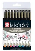 Markery permanentne - Cienkopis Pigma Micron Kolor.9 sztuk - miniaturka - grafika 1