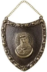 Medalion Matka Boska Królowa Polski M37 - Dewocjonalia - miniaturka - grafika 1