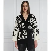 Swetry damskie - MAX&Co. Kardigan SIMBOLO | Regular Fit - miniaturka - grafika 1