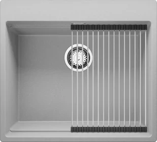 Zlew BRANDE ZONE MAX 580-60 GRAY (szary) zwijany ociekacz ROLLMATA - Zlewozmywaki - miniaturka - grafika 1