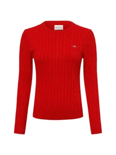 Gant Sweter damski Kobiety Bawełna czerwony jednolity, S - Swetry damskie - miniaturka - grafika 1