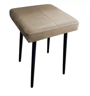 Taboret MAX MG09 szary beż podstawa czarna - Taborety i hokery - miniaturka - grafika 2