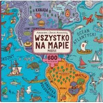 Dwie siostry Puzzle 600 elementów. Wszystko na mapie - Puzzle - miniaturka - grafika 1