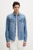 Koszule męskie - Guess Jeans koszula jeansowa - miniaturka - grafika 1
