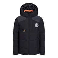 Kurtki i płaszcze dla chłopców - JACK&JONES JUNIOR Jcootis Reflective Puffer Jnr kurtka chłopięca, Czarny/detal: odblaskowy, 152 - miniaturka - grafika 1