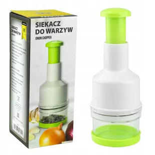 Siekacz do warzyw ręczny zielony Hausmann - Siekacze tarki i szatkownice - miniaturka - grafika 1