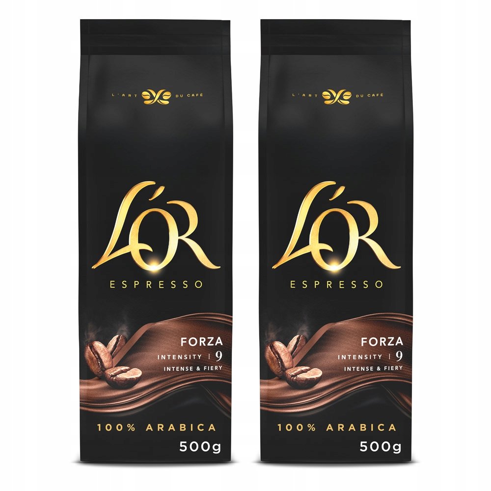 Kawa ziarnista L'or Espresso Forza 1kg (2x 500g
