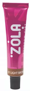 Project Lashes, Farbka Do Brwi Zola 01 Light Brown 15 Ml - Akcesoria i kosmetyki do stylizacji brwi - miniaturka - grafika 1