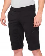 Spodenki rowerowe - 100% Szorty męskie 100% RIDECAMP Shorts Black roz.36 50 EUR - miniaturka - grafika 1