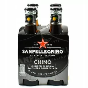 San Pellegrino Chino 4X200Ml Napój Gazowany Włochy - Napoje gazowane - miniaturka - grafika 1