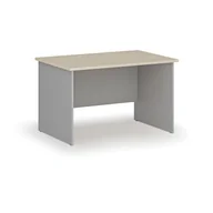 Biurka - Biurko proste PRIMO GRAY, 1200 x 800 mm, szary/brzoza - miniaturka - grafika 1