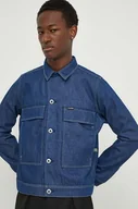 Kurtki męskie - G-Star Raw kurtka jeansowa męska kolor niebieski przejściowa - miniaturka - grafika 1