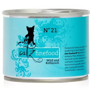 Catz Finefood N.21 Dziczyzna i Karmazyn puszka 200g / 4260101762313 - Mokra karma dla kotów - miniaturka - grafika 1