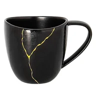 Filiżanki - PORCELANA RAK KINTZOO Filiżanka 100 ml czarny/ złoty - miniaturka - grafika 1