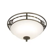 Lampy sufitowe - Elstead Lighting Pembroke Flush A Black/Gold PB/F/A BLK/GOLD Elstead Plafon stylowa PB/F/A BLK/GOLD ) - miniaturka - grafika 1