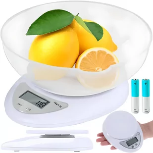 PRECYZYJNA WAGA KUCHENNA Z MISĄ ELEKTRONICZNA 5kg - Wagi kuchenne - miniaturka - grafika 1