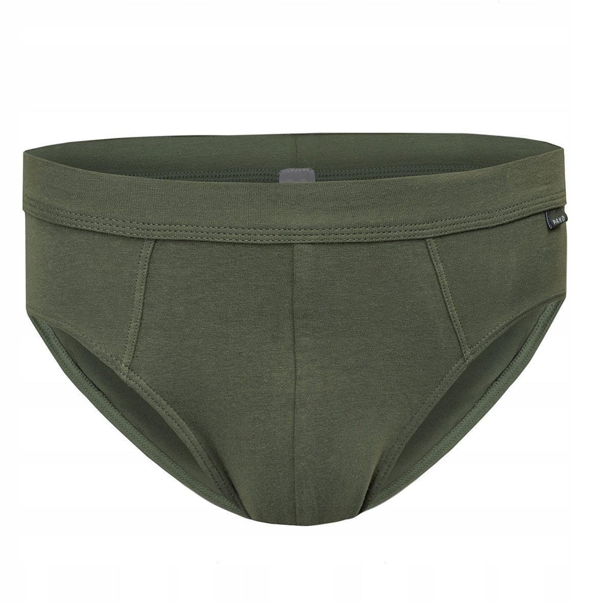 Slipy męskie majtki bawełniane wygodne ROCKY zielone XL Pako Jeans