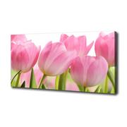 Obrazy i zdjęcia na płótnie - Foto obraz na płótnie Różowe tulipany - miniaturka - grafika 1