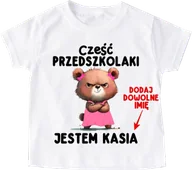 Koszulki dla dziewczynek - Koszulka dla dziewczynki do przedszkola - miniaturka - grafika 1