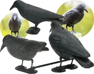 Zwalczanie i odstraszanie szkodników - NO PEST Odstraszacz Ptaków Gołębi Szpaków Makieta Ptaka Duży Kruk Stojący Odstraszający Ptaki - miniaturka - grafika 1