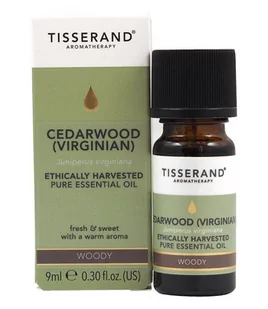 Tisserand Cedarwood (Virginian) Ethically Harvested - Olejek z Drzewa Cedrowego (9 ml) - Aromaterapia - miniaturka - grafika 1