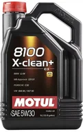 Oleje silnikowe - Motul 8100 x clean+ 5W30 5L AleOleje Motul Shop - miniaturka - grafika 1