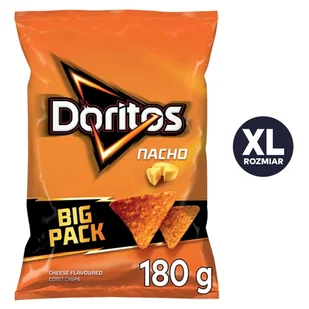 Doritos - Chipsy kukurydziane o smaku serowym - Inne przekąski suche - miniaturka - grafika 1