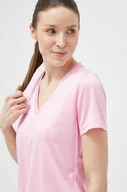 Koszulki sportowe damskie - Columbia t-shirt sportowy Columbia Hike kolor różowy - miniaturka - grafika 1