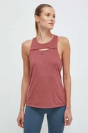 Koszulki sportowe damskie - Reebok top treningowy ACTIVCHILL Athletic kolor bordowy - miniaturka - grafika 1