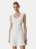 Sukienki - Guess Sukienka koktajlowa W6RK28 WJ632 Écru Regular Fit - miniaturka - grafika 1