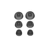 Akcesoria do słuchawek - EarGels for Jabra Elite 7 Pro/Active and Evolve 2 Buds - Black - miniaturka - grafika 1