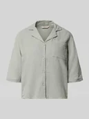 Bluzki damskie - Bluzka koszulowa o kroju regular fit z czystej bawełny model 'THYRA' - miniaturka - grafika 1