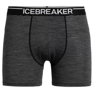 Męskie bokserki Icebreaker Mens Anatomica Boxers Rozmiar: M / Kolor: czarny/szary - Majtki męskie - miniaturka - grafika 1