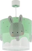 Lampy sufitowe - Dalber Baby Bunny lampa wisząca 1-punktowa zielona 61152H - miniaturka - grafika 1