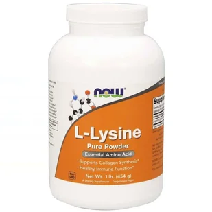 Now Foods NOW L-Lysine Pure Powder 454g - Aminokwasy - miniaturka - grafika 2