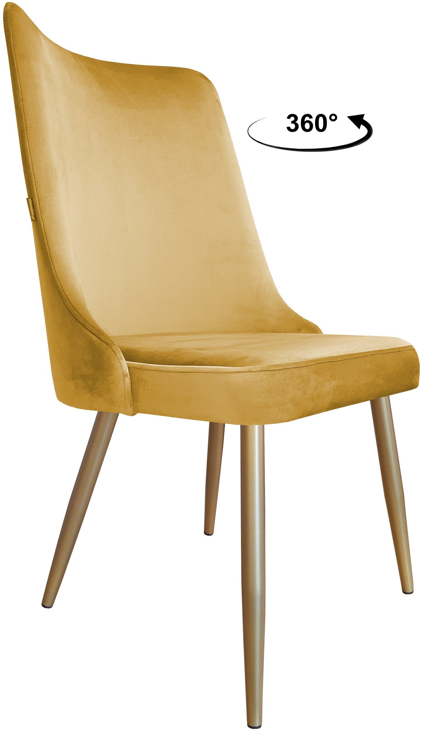 Krzesło obrotowe Victor noga złota MG15