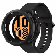 Akcesoria do smartwatchy - Spigen Etui nakładka Liquid Air do Samsung Galaxy Watch 4 44mm Matte Black ACS03138 - miniaturka - grafika 1