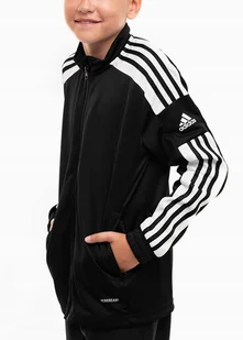 adidas bluza dziecięca rozpinana dresowa sportowa Squadra 21 r. 116 - Bluzy dla dziewczynek - miniaturka - grafika 1
