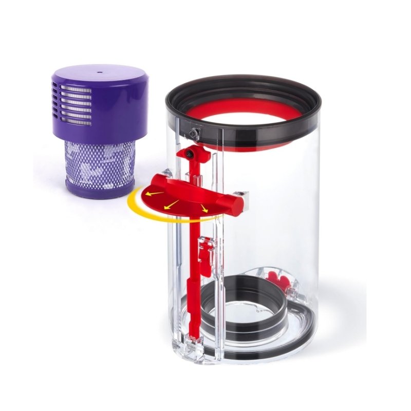 INF Zamienny pojemnik na kurz i filtr do odkurzaczy Dyson V10