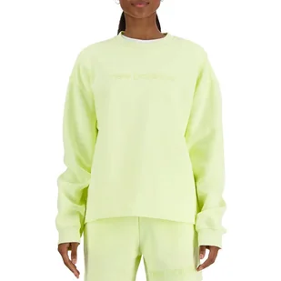 Bluza New Balance WT41556LLT - zielona - Bluzy sportowe damskie - miniaturka - grafika 1