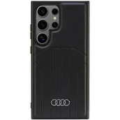 Etui i futerały do telefonów - Audi Synthetic Leather MagSafe S24 Ultra S928 czarny/black hardcase AU-TPUPCMS24U-Q5/D1-BK - miniaturka - grafika 1
