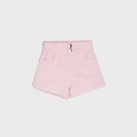 Spodnie i spodenki dla dziewczynek - Sinsay - Szorty - Różowy - miniaturka - grafika 1