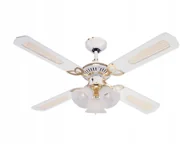 Wentylatory sufitowe - Wentylator Wiatrak Sufitowy Żyrandol Lampa Trio - miniaturka - grafika 1