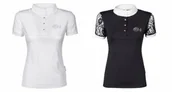 Koszulki jeździeckie - Harry''s Horse Koszulka damska konkursowa LACE - miniaturka - grafika 1