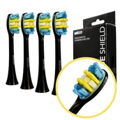 Końcówki do szczoteczek elektrycznych - Końcówki przeznaczone do Smilesonic UP EX GO Czarne - miniaturka - grafika 1