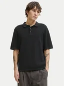 Swetry męskie - Jack & Jones Sweter George 12268281 Czarny Relaxed Fit - miniaturka - grafika 1